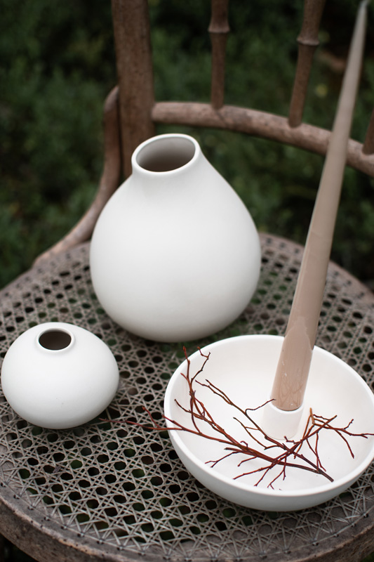 Lidatorp Small White Candlestick - 10