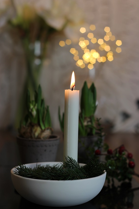 Lidatorp Small White Candlestick - 20
