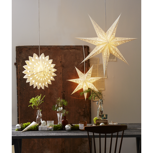 Adventsstjärna - Pappersstjärna - Lace - 45x45 cm - 6