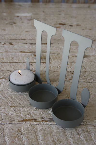 Candle holder - Christmas candle holder - Christmas - 13x10 cm - 2