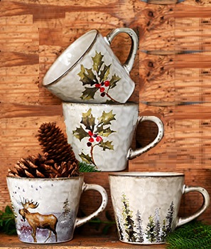 Mulled wine mug Moose - Mini mug - Stoneware - 6xØ6 cm - 1 pc - 9