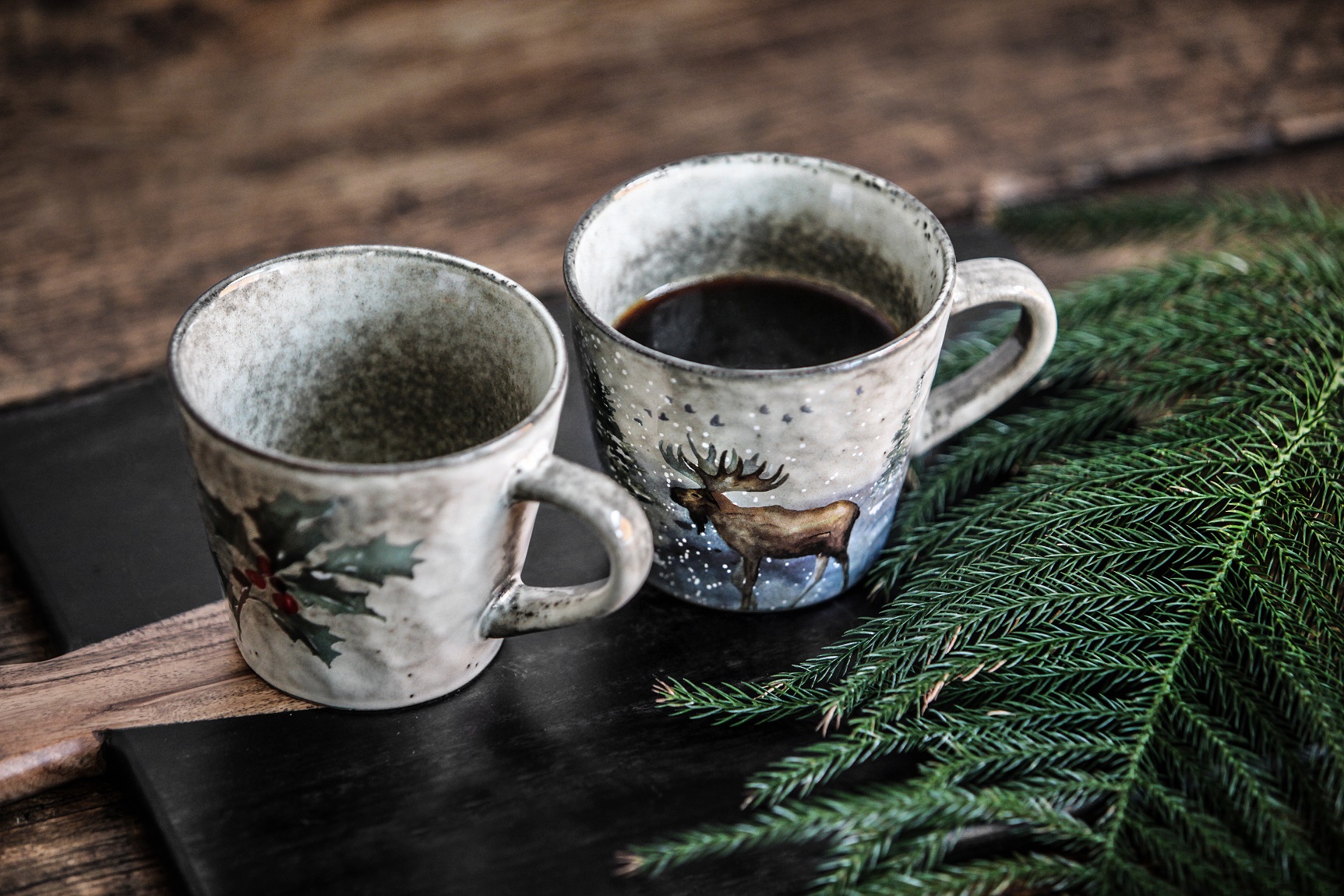Mulled wine mug Moose - Mini mug - Stoneware - 6xØ6 cm - 1 pc - 7