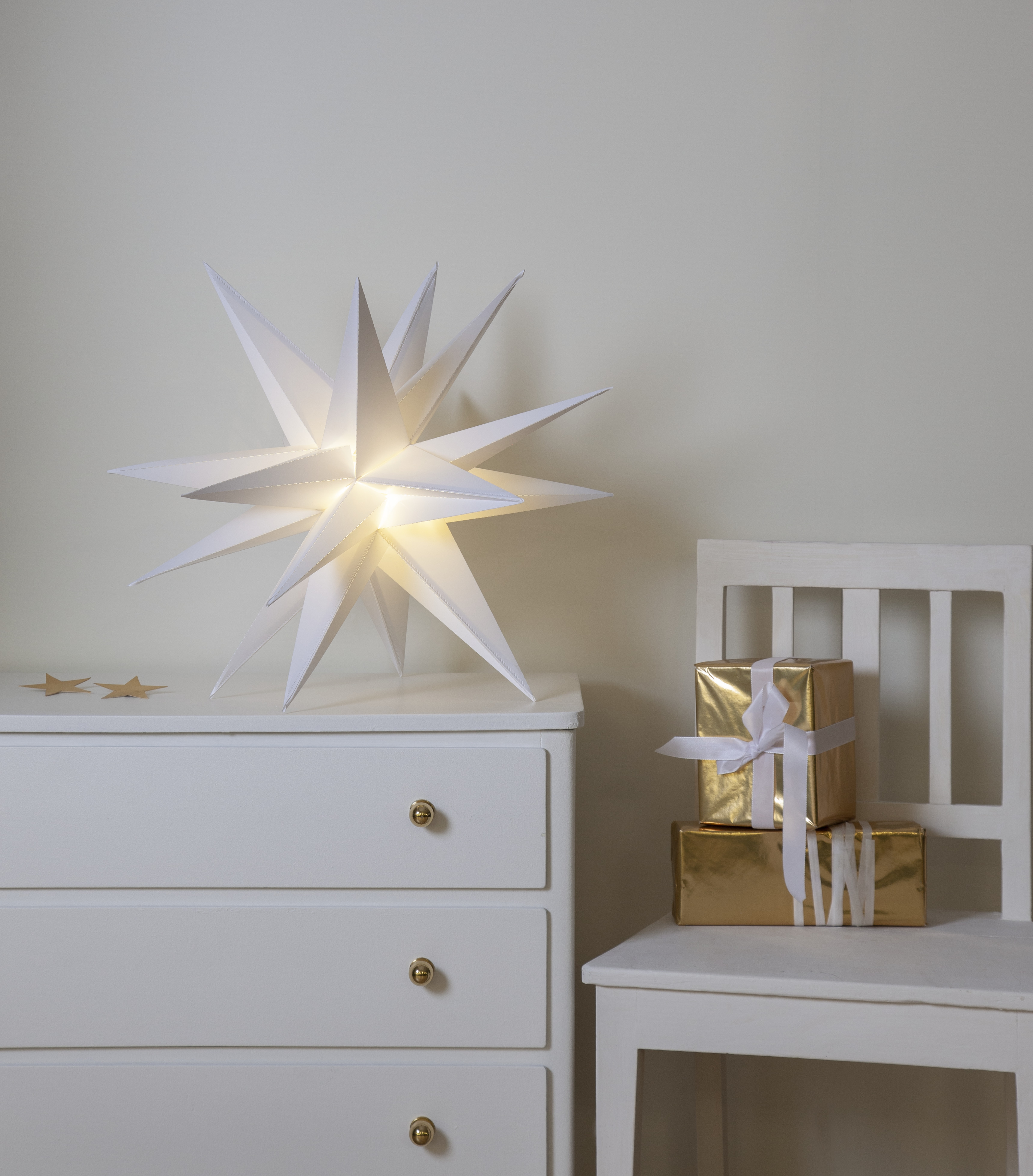 Advent Star - Alice - White - Indoor/Outdoor - 57x57 cm - 9