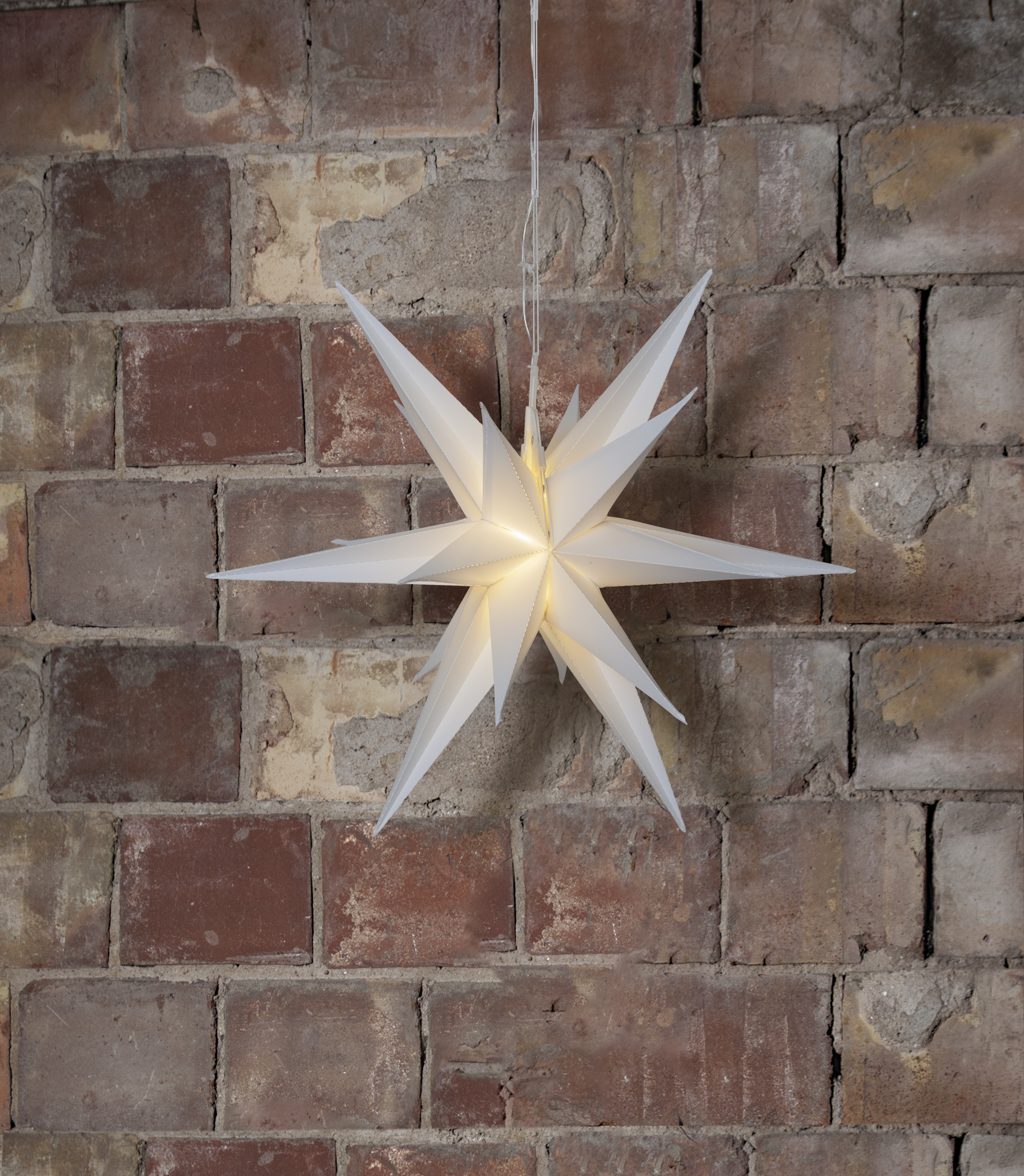 Advent Star - Alice - White - Indoor/Outdoor - 57x57 cm - 22