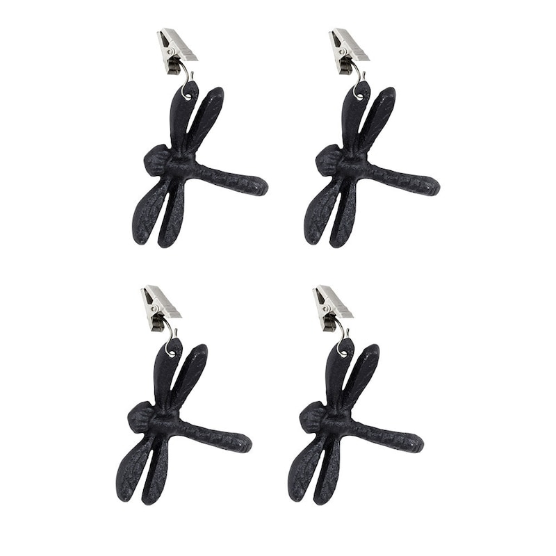 Duktyngd - Trollslända - Gjutjärn - 4-pack - 2