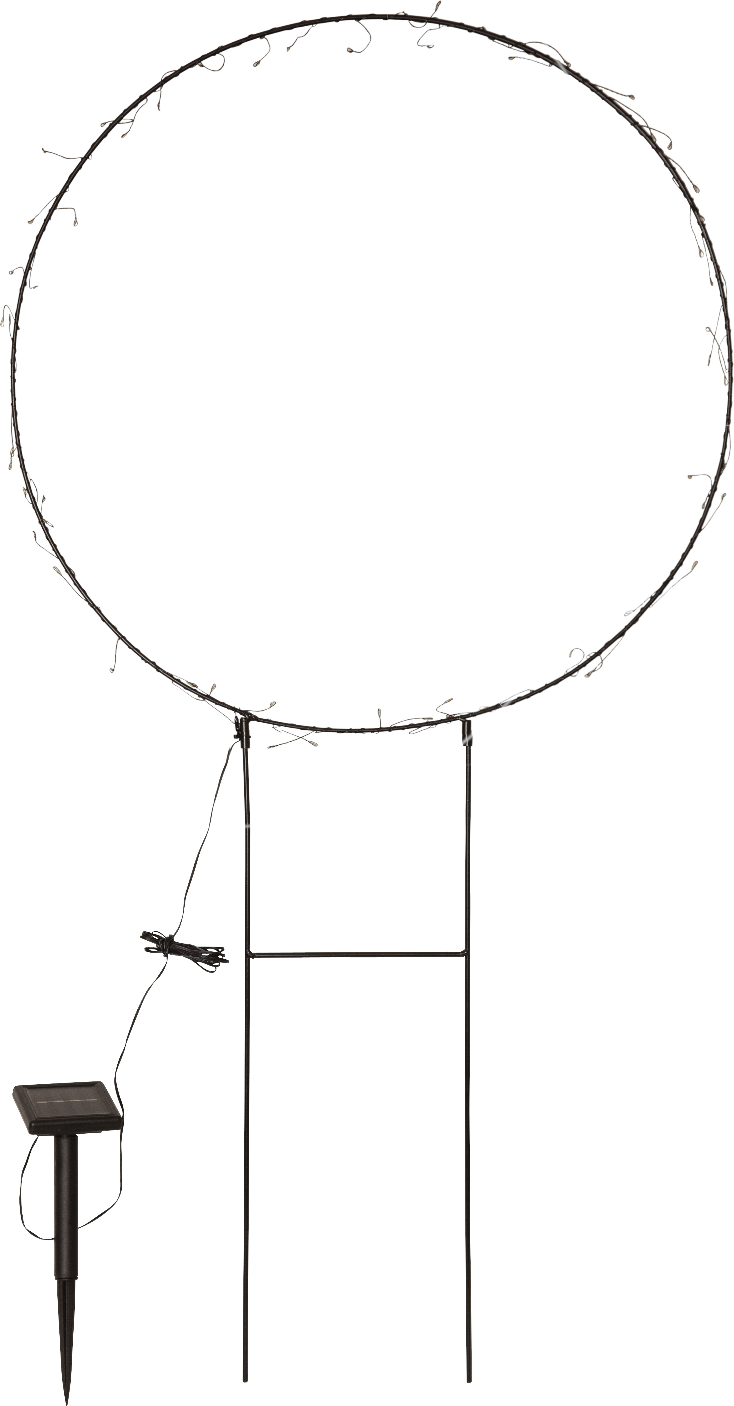 Solar-powered decoration Ring - LED - 100x60 cm - 6