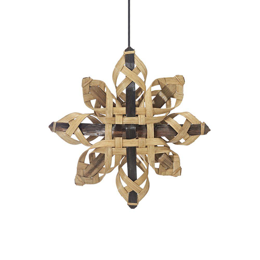 Advent star - Star Rattan - 46x46 cm - 2