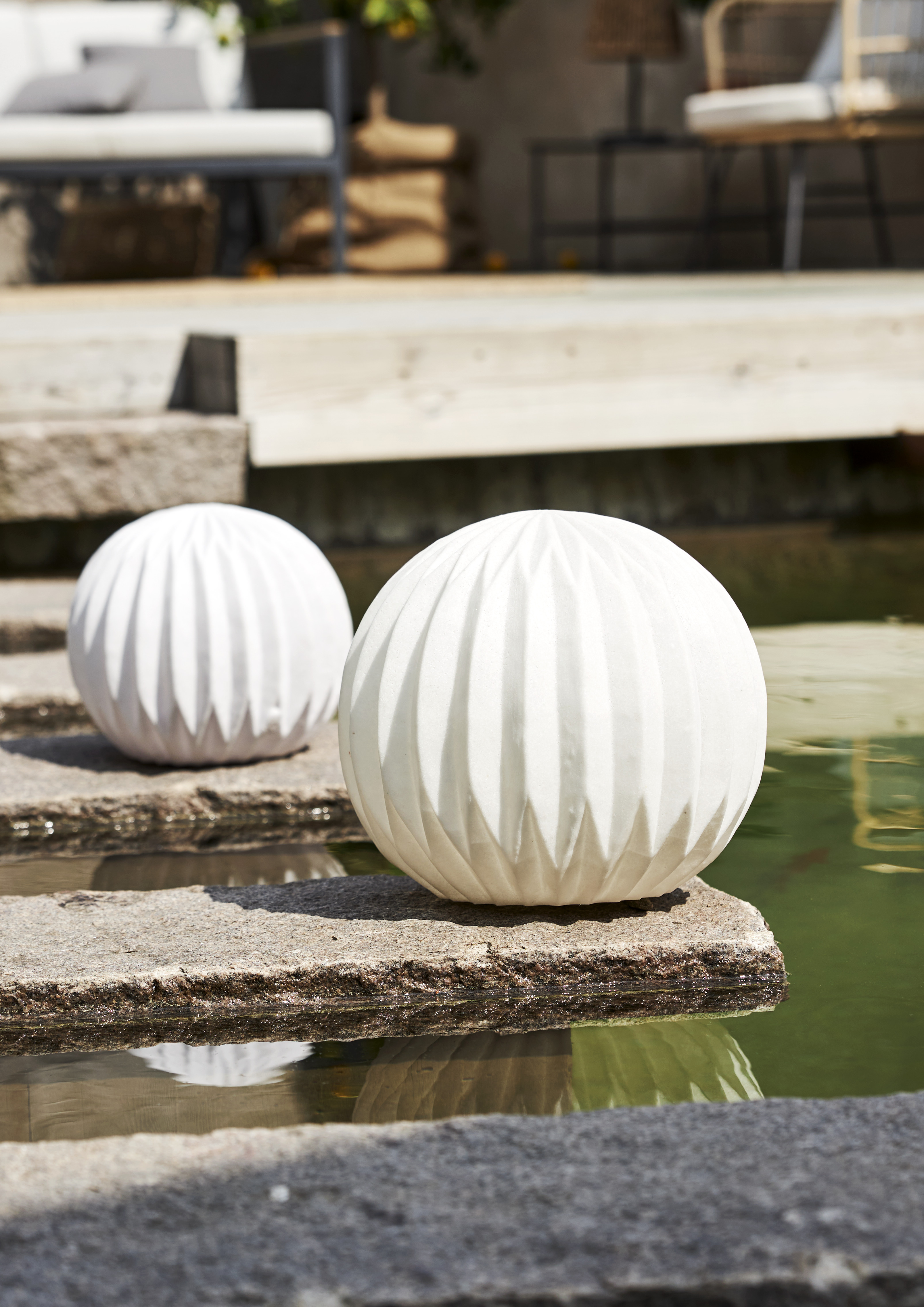 Outdoor decoration - Sphere - 25.5x25.5 cm - 5