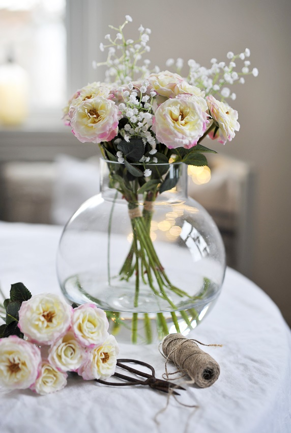 Rose bouquet - Pink - 37 cm - 4