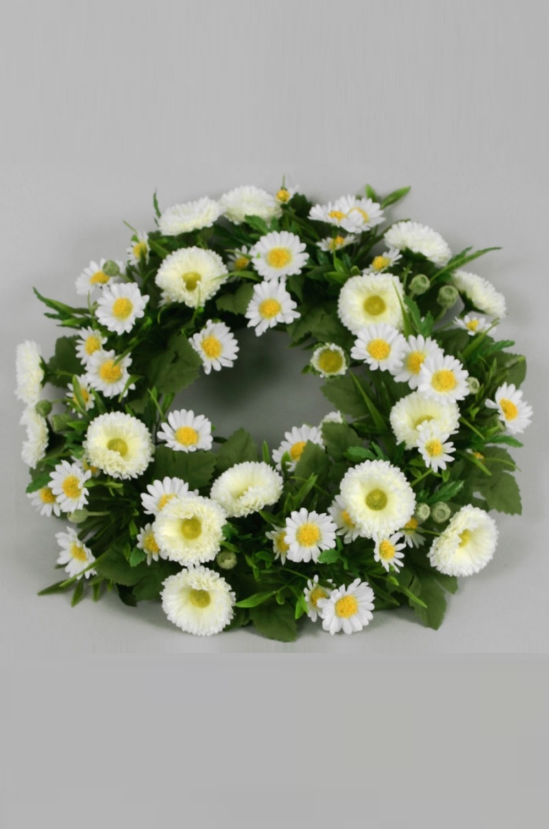 Wreath - Flower wreath - Daisy - 25 cm - 3