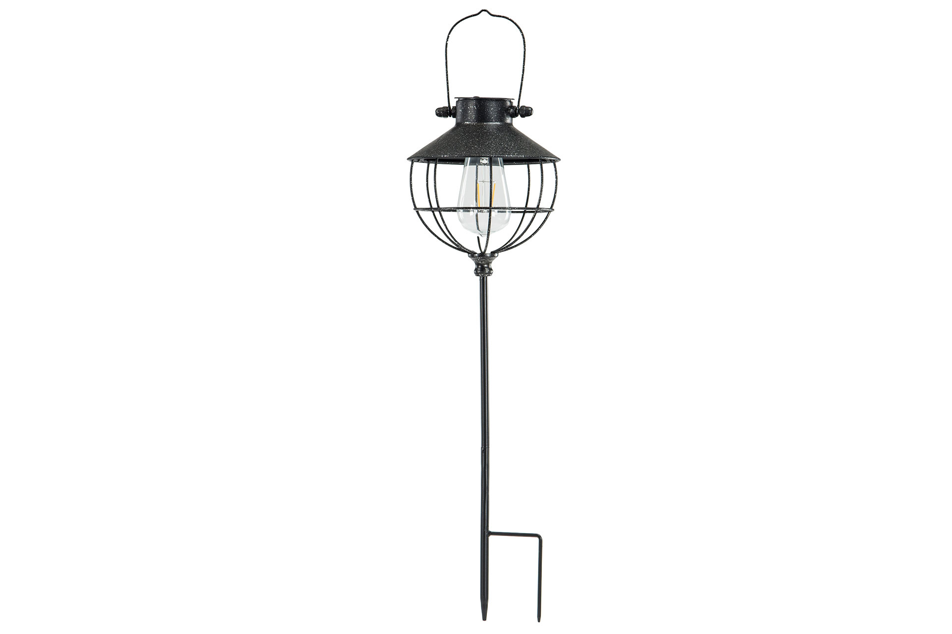 Lampa/Solcell Led Pinne Rund Antiksvart 18x60 cm - 4