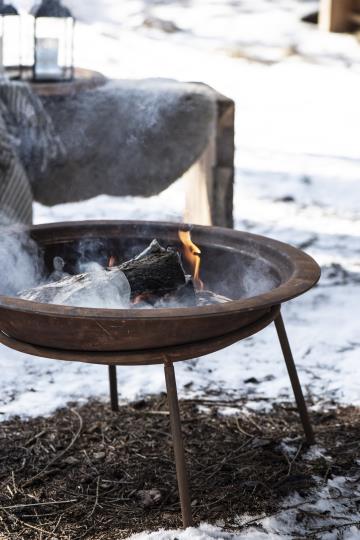 Fire pit - Fire basket - Fire bowl - Planting pot - Metal Rust - Ø 65 cm