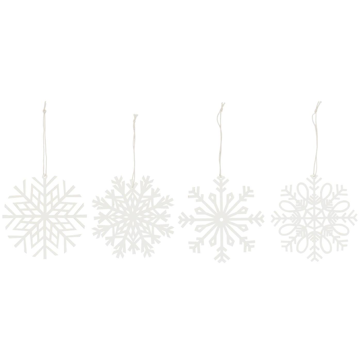 Snowflakes - Paper - 4-pack - 12x12 cm - 10