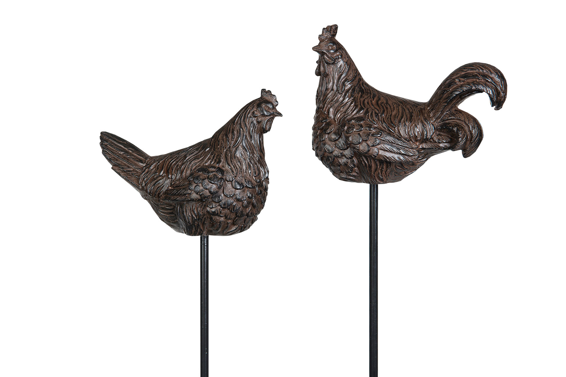 Rooster/Hen Stick Large Brown - 2-pack - 2