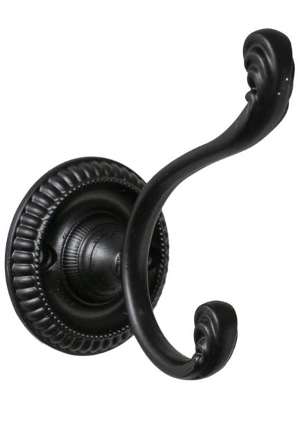 Väggkrok - Krok - Svart - 6x7 cm - 2