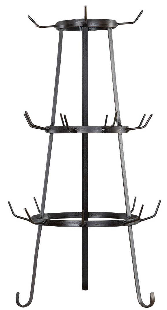 Koppställ - Kopphållare - Flasktork Svart 54 cm - 2