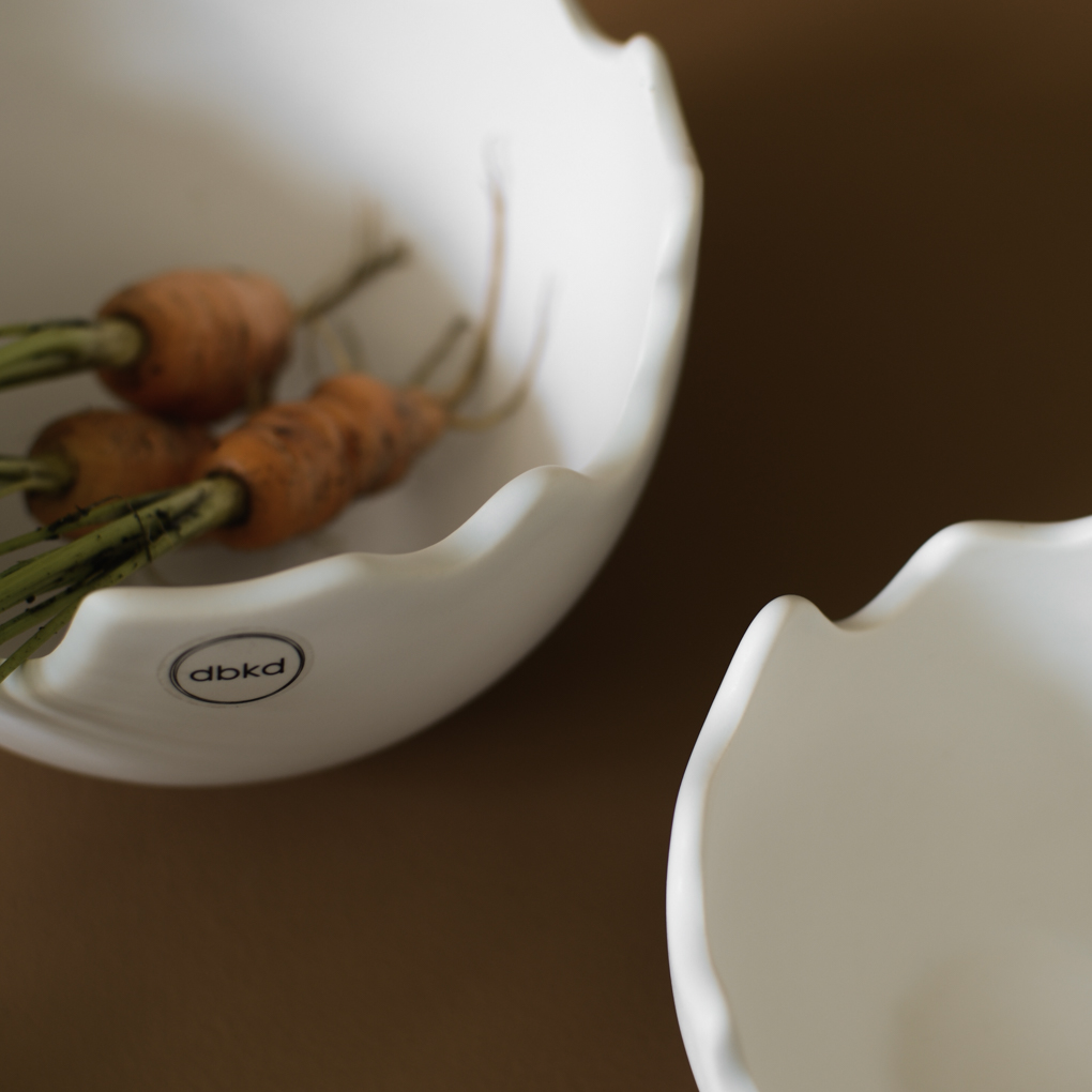 Happy Easter - Bowl - Eggshell Pot - White - Large - 8
