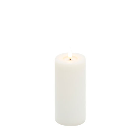 Ledljus - Blockljus - Batteriljus i wax med timer - 7x15 cm - 4