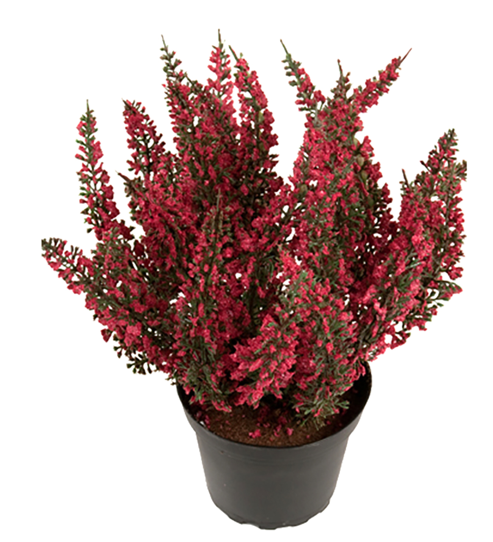 Heather - Artificial plant - Cerise - 28 cm - 3