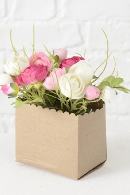 Ranunculus Bouquet in pot/box - 17 cm - 2