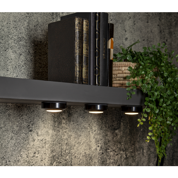 Lampa - Spotlight - Nattlampa - Funktionell - Svart - 3-pack - 9