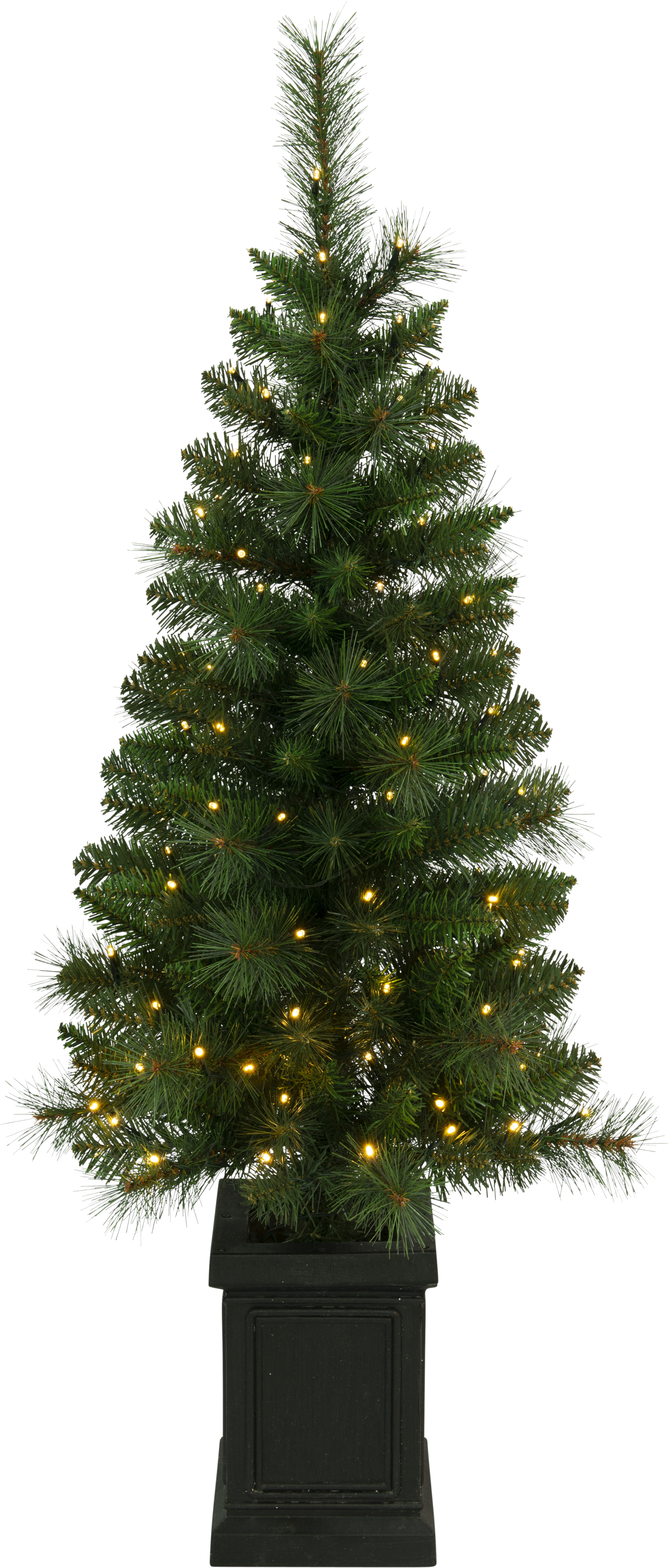 Julgran med fin kruka - LED - 120 cm - 6