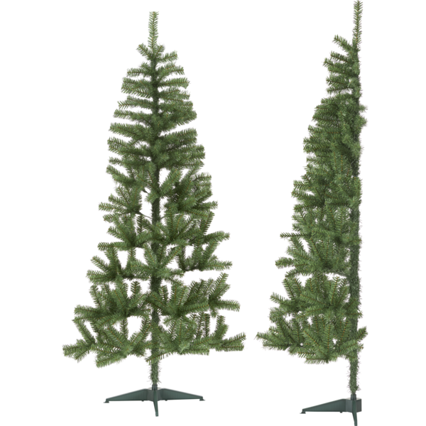 Julgran som kan ställas mot väggen - 180 cm - 2