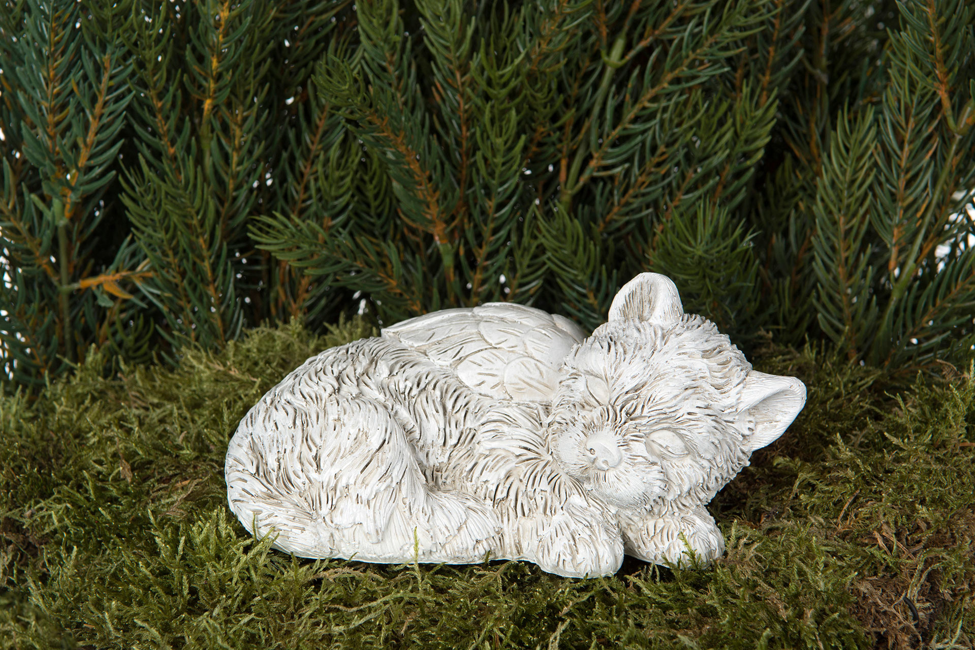 Katt/Hund Ängel Stick Lurvig Vit Poly 13,5x10,5x8cm - 3