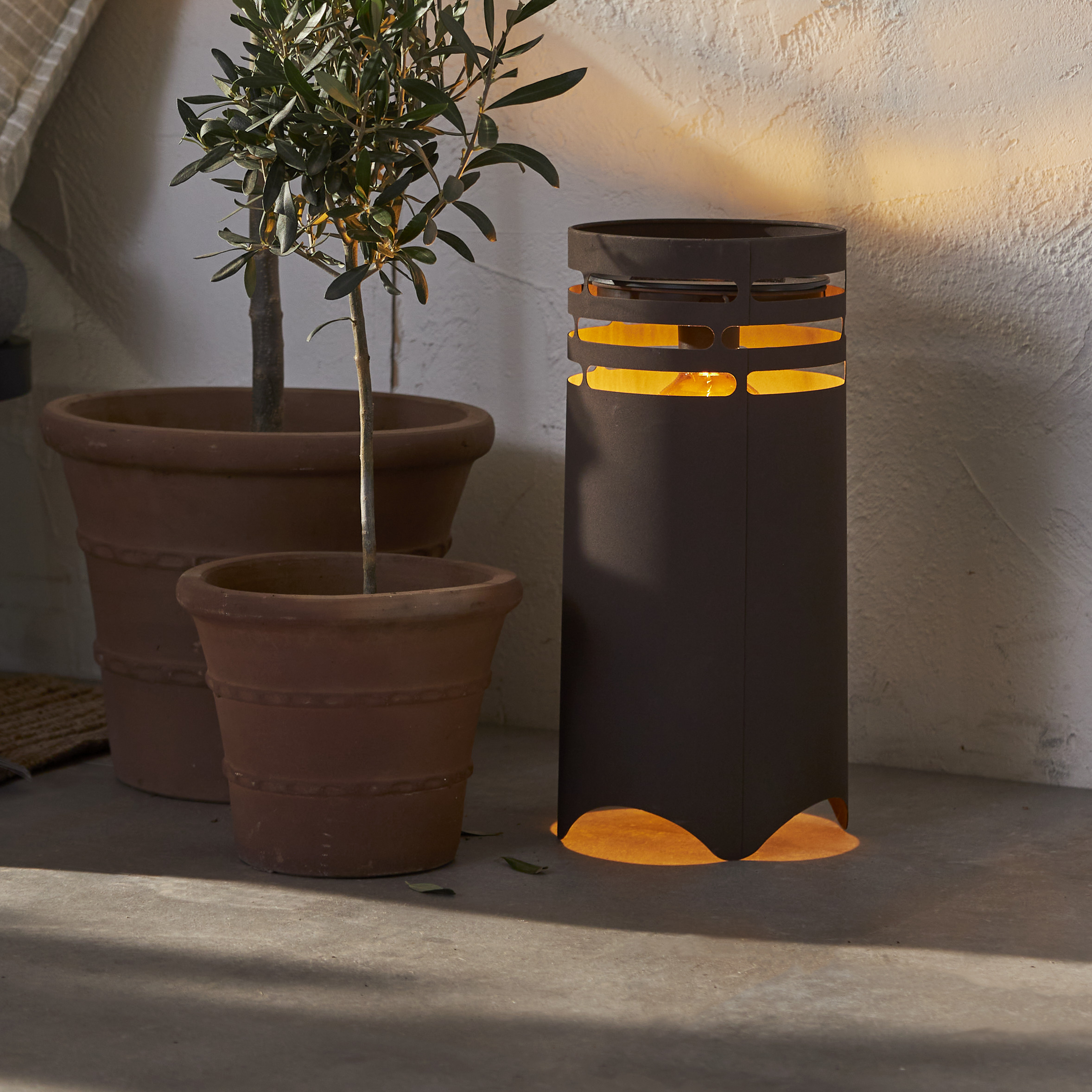 Solar cell decoration - Solar cell lighting - Lantern - 40x18.5 cm - 2