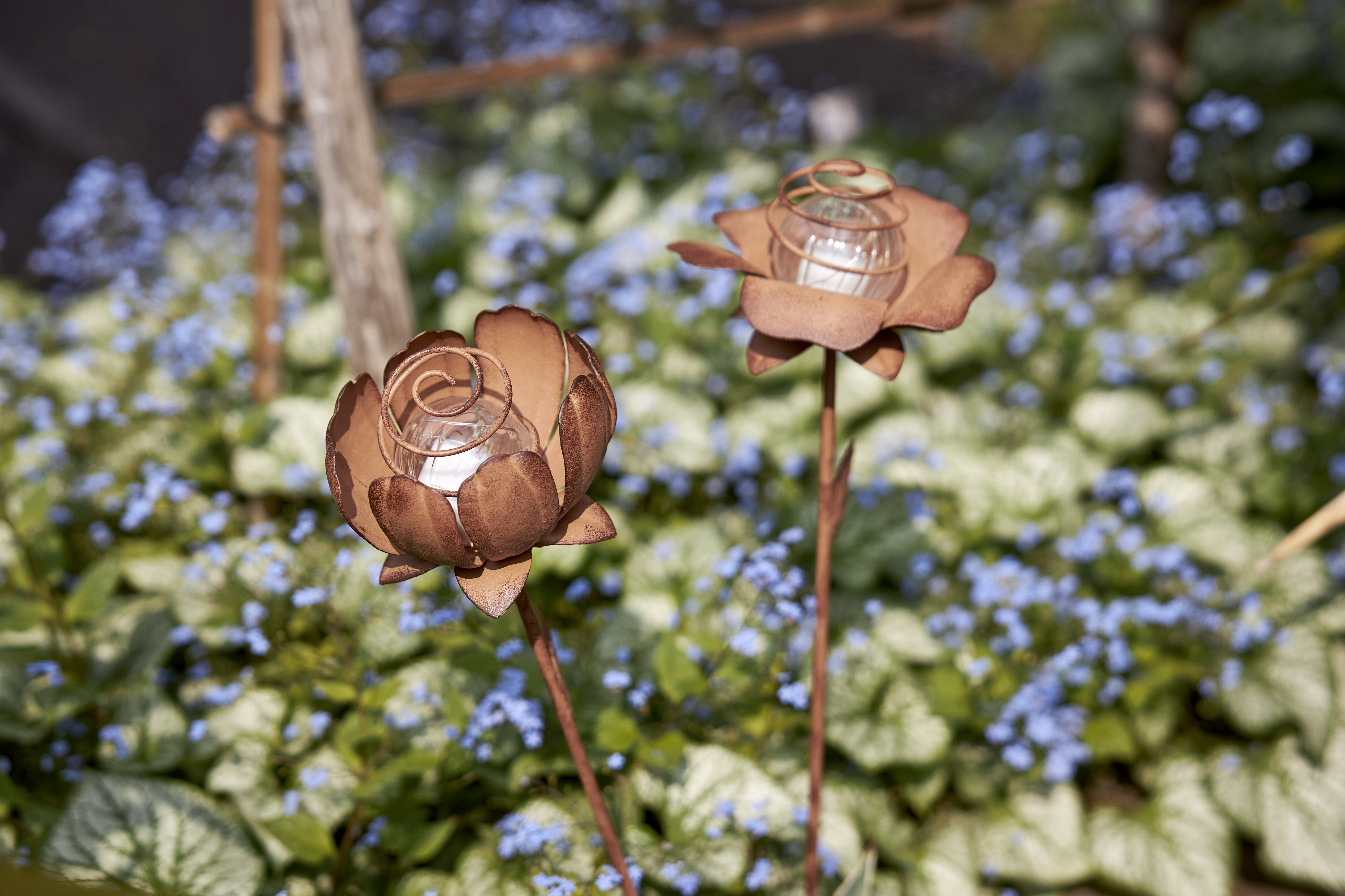Solcellsdekoration - Solcellsbelysning - Blommor - 2-pack - 11