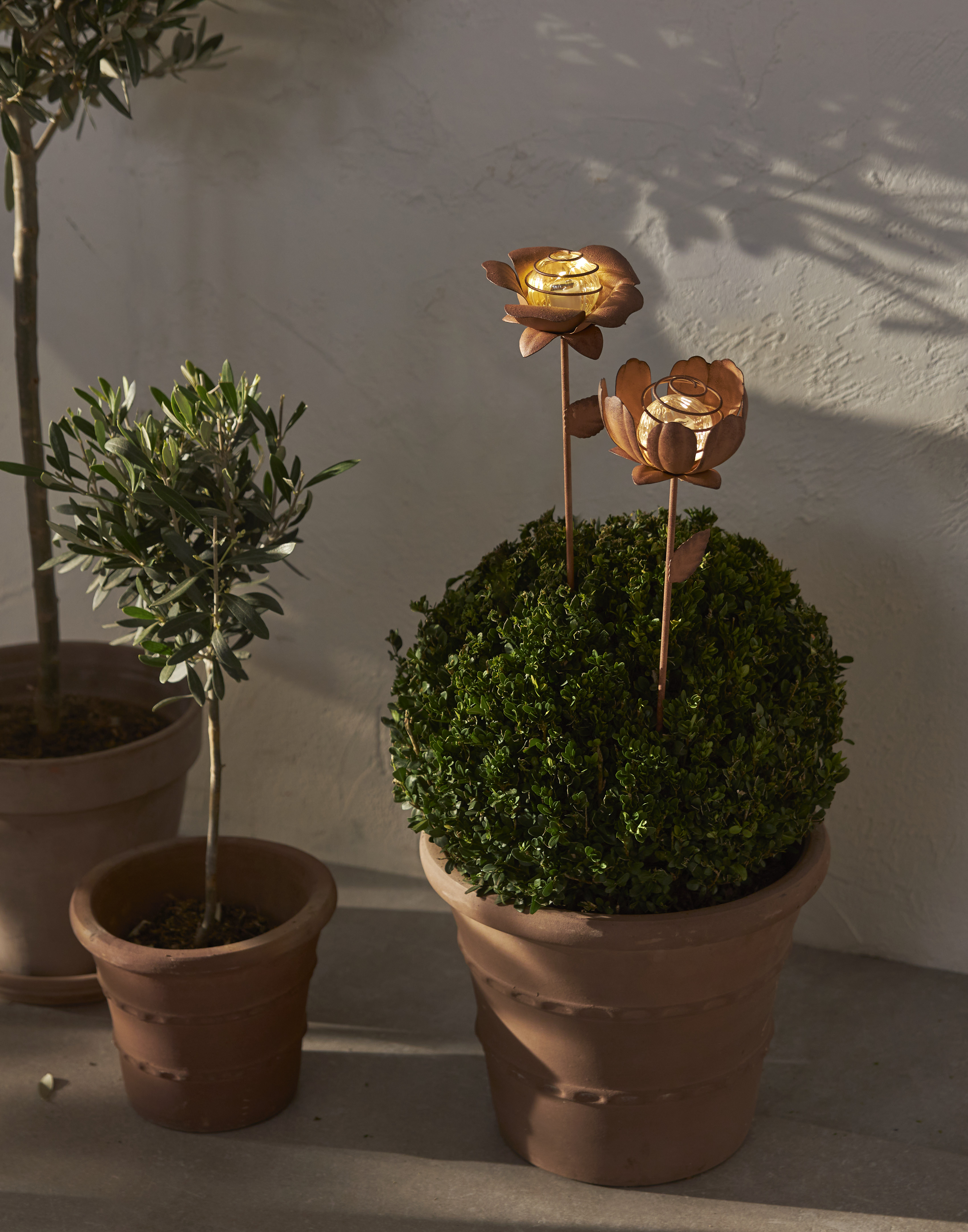 Solcellsdekoration - Solcellsbelysning - Blommor - 2-pack - 9