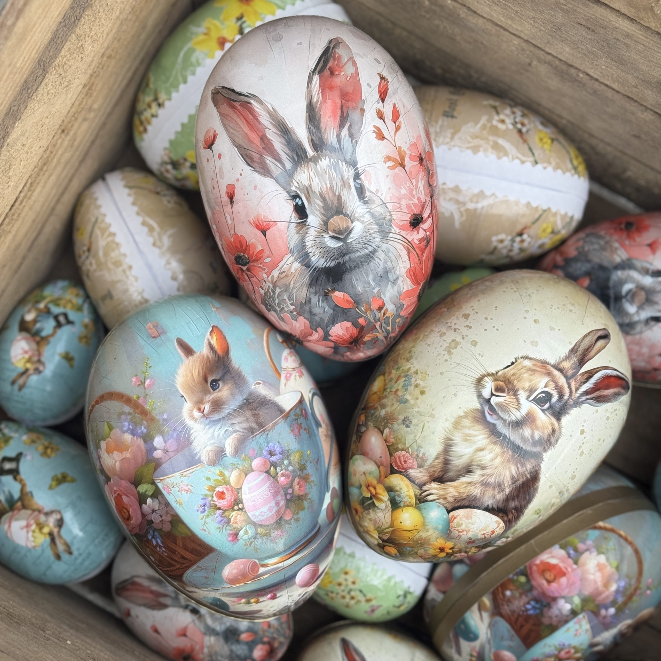 Påskägg - Lovely Bunnies - 12 cm - 2