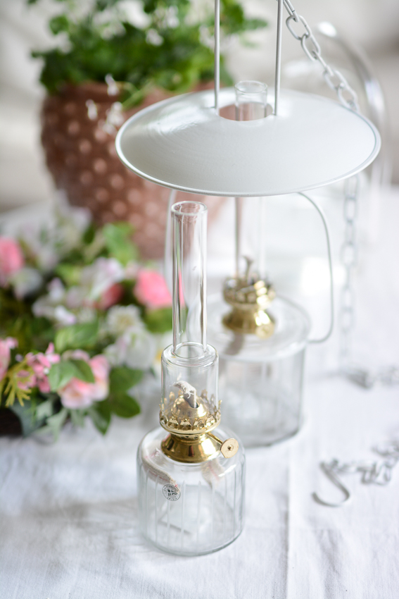 GLASS OIL LAMP STRAIGHT SMALL - 4