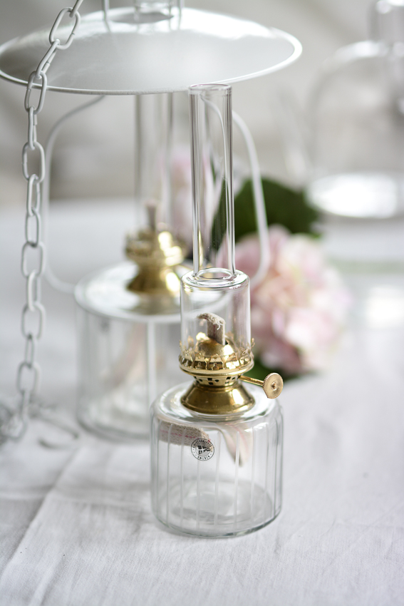 GLASS OIL LAMP STRAIGHT SMALL - 9