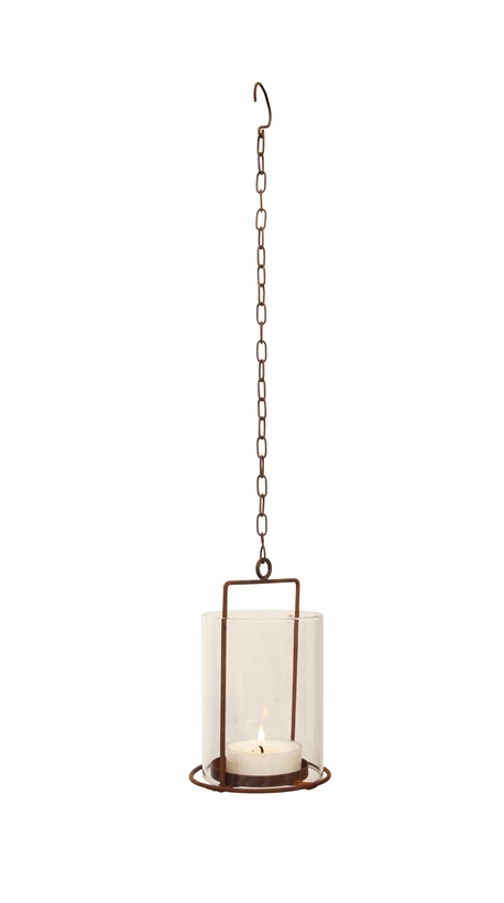 Lykta hängande - Hänglykta - Rost - 50 cm - 5