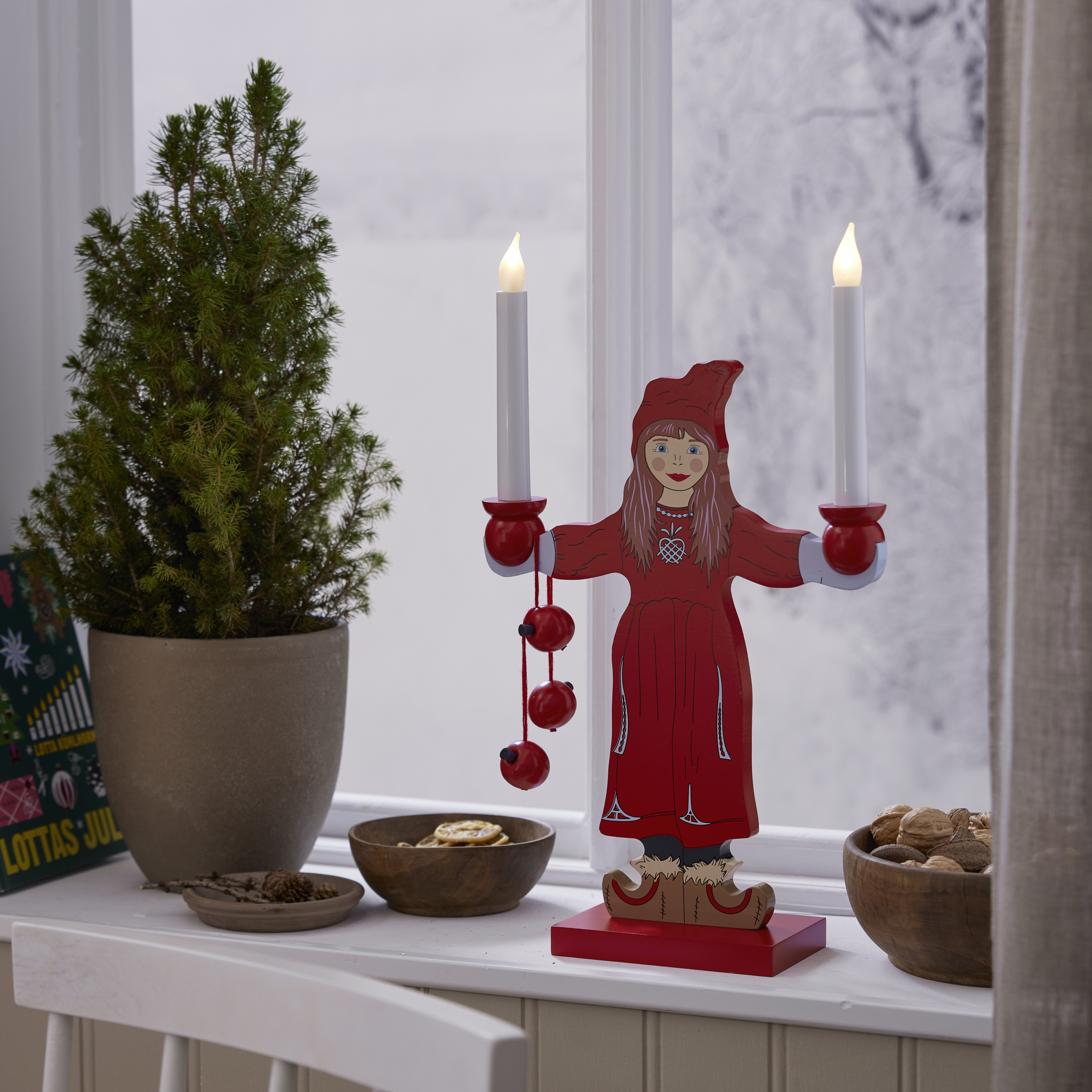 Sundborn Candle Holder - Girl - 48x30 cm - 2
