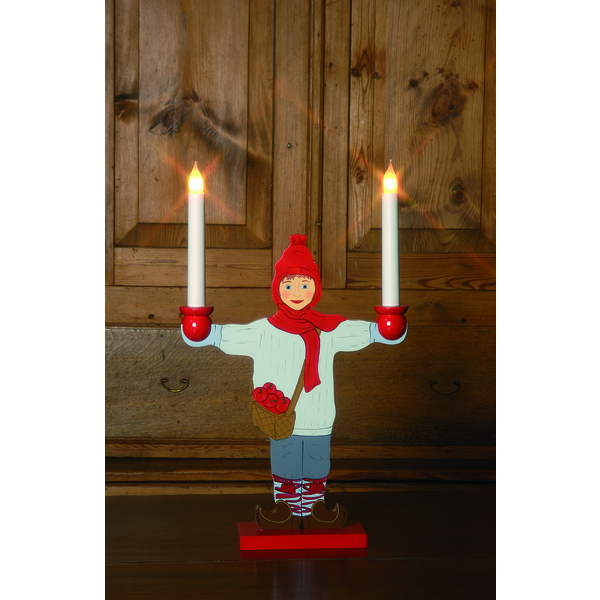 Ljusstake Sundborn - Pojke - 48x30 cm - 2