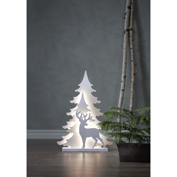 Gran - Julgran med ren - 70 cm - 3
