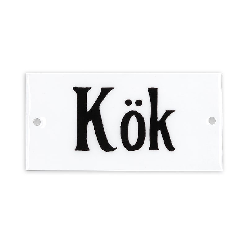 Emaljskylt - Skylt - Kök - 2