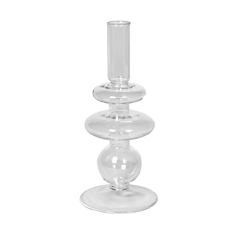 Glass vase - Candlestick - Vase - Siri - 21 cm - 5