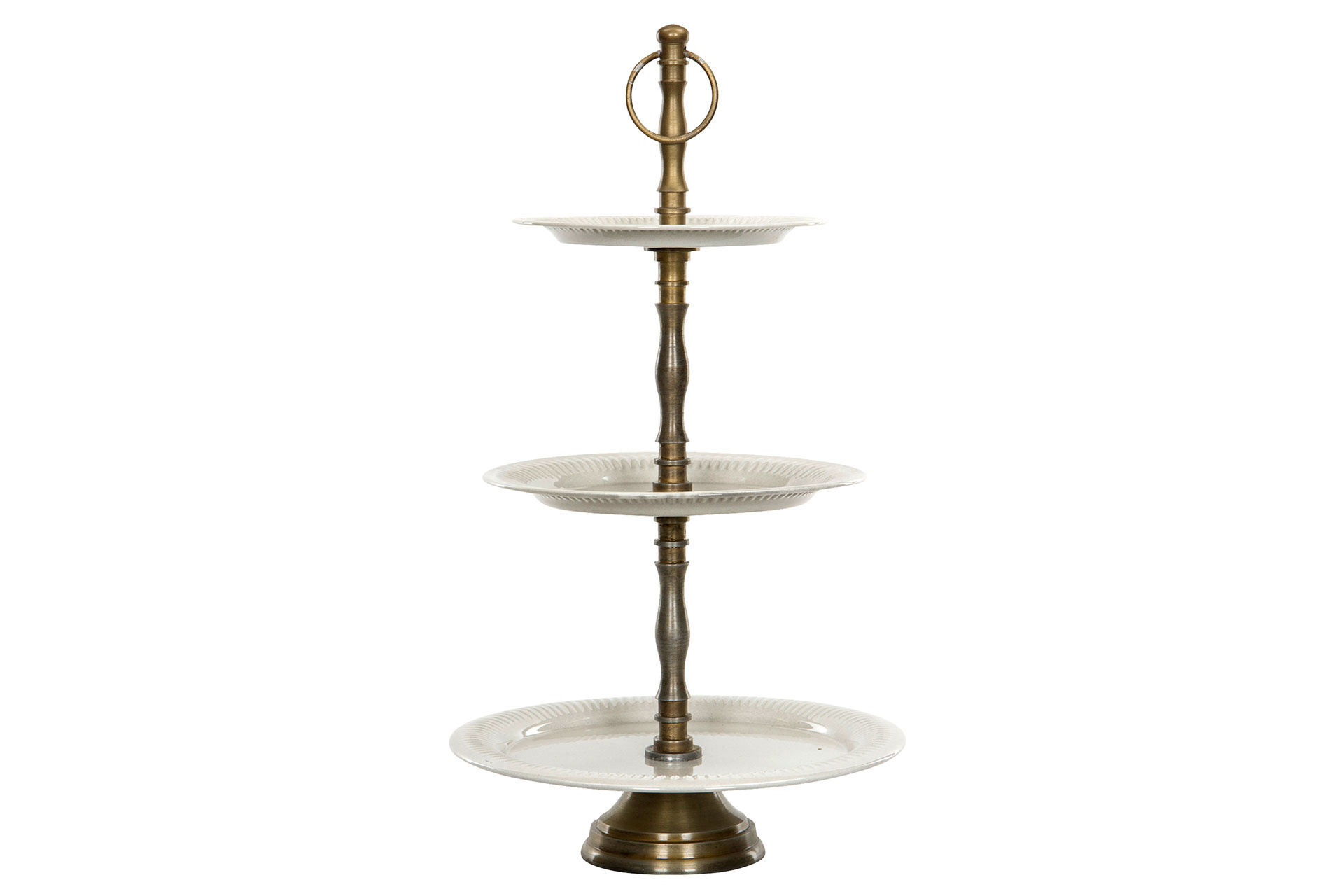 Metal Enamel Shell Serving Tray 25x45cm - 2