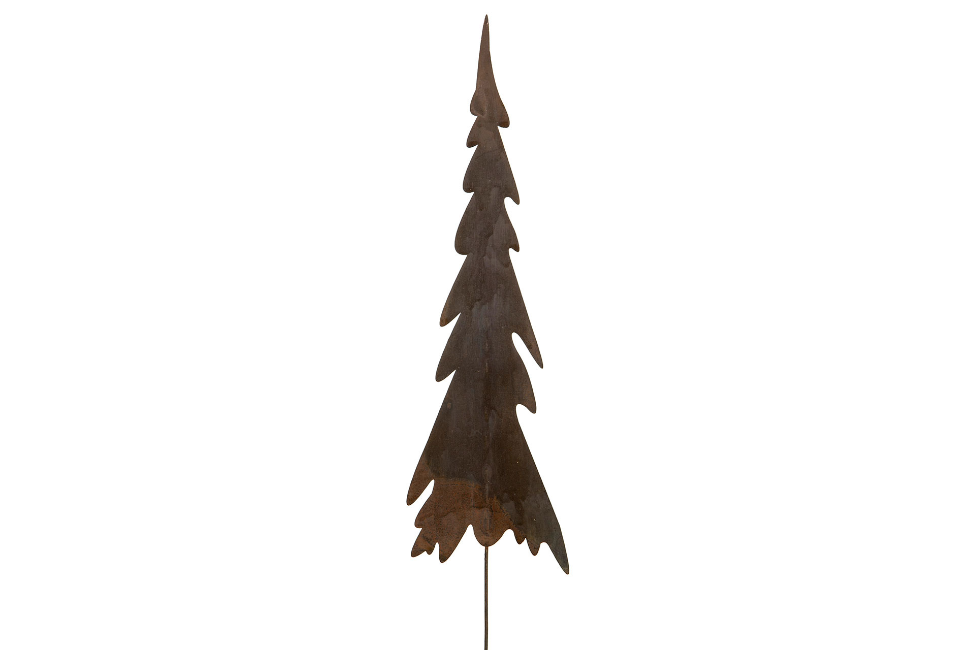Julgran/Stick Metall - Rost - 12x6/27cm - 7