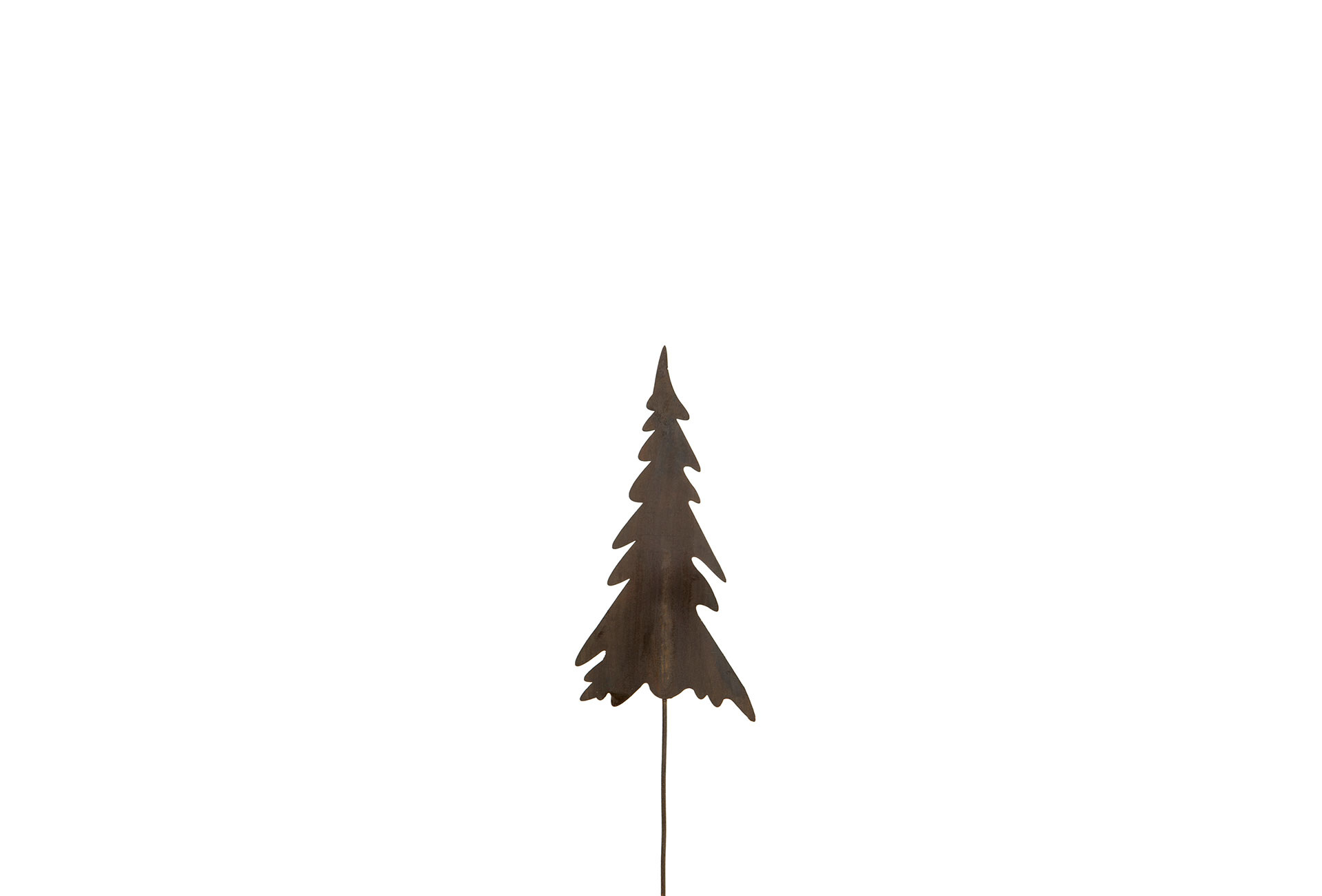 Julgran/Stick Metall - Rost - 12x6/27cm - 5