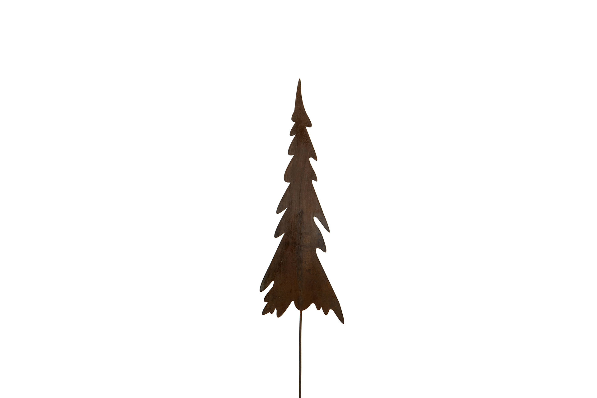 Julgran/Stick Metall - Rost - 12x6/27cm - 6