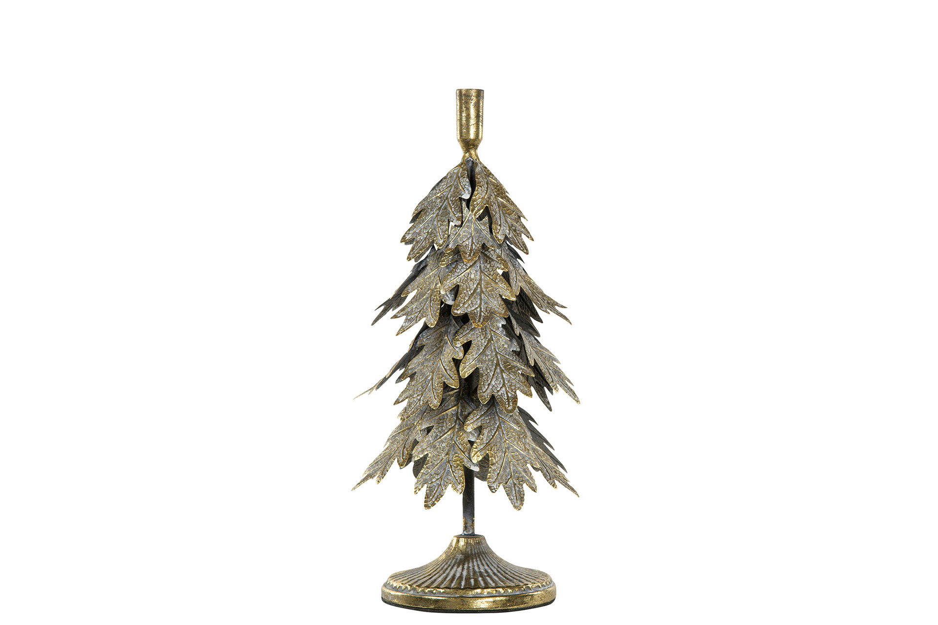 Ljusstake Gran Julgran - Eklöv - 35 cm - 2