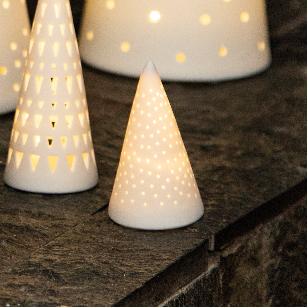 Christmas tree - LED - Battery operated - 4x9.5 cm - 5