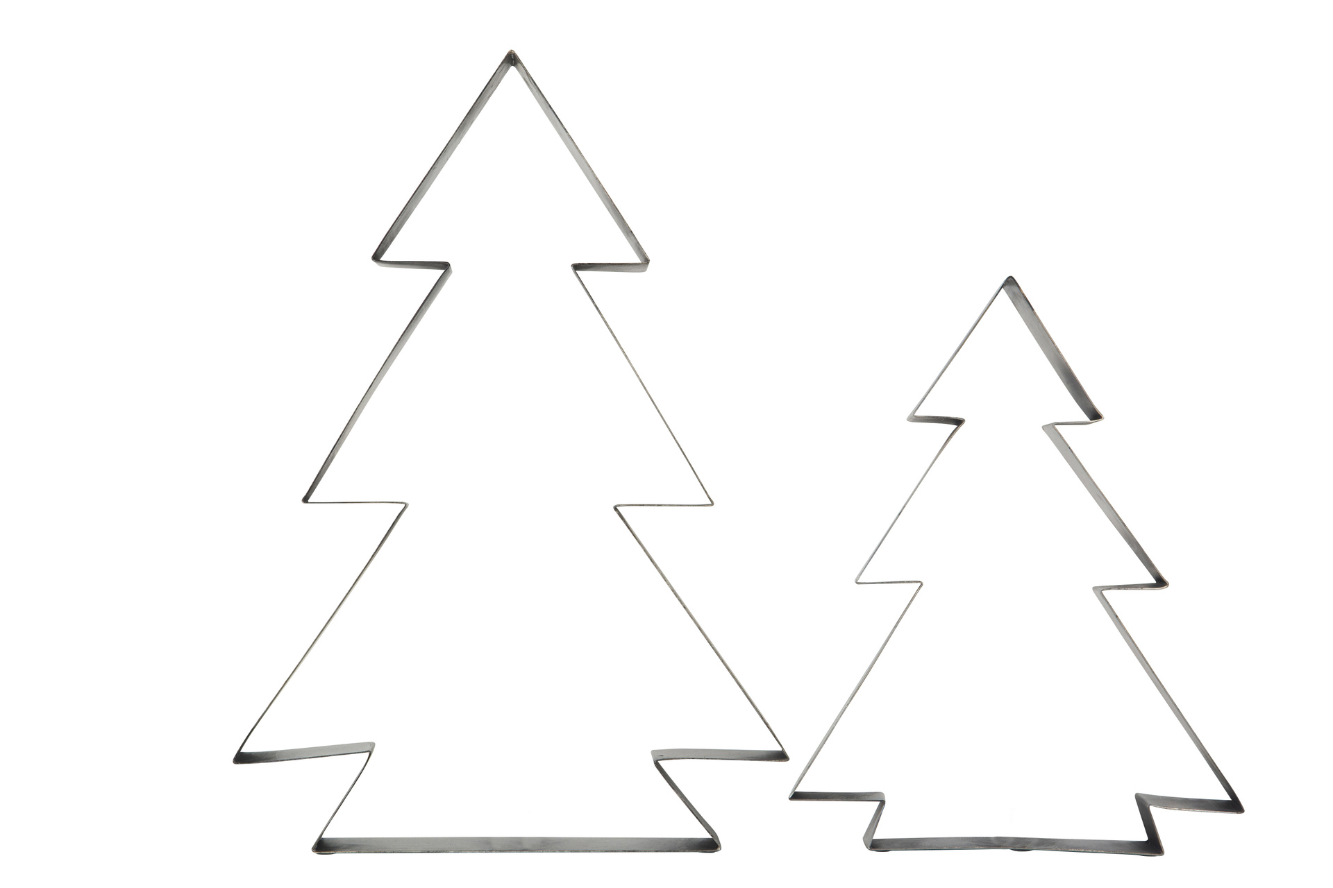 Spruce Antique Silver Metal - 2-pack 30x60 cm - 4