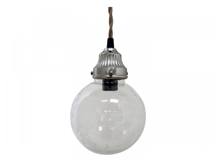 Taklampa - Lampa - Rund - Glas - Ø14 cm - 4