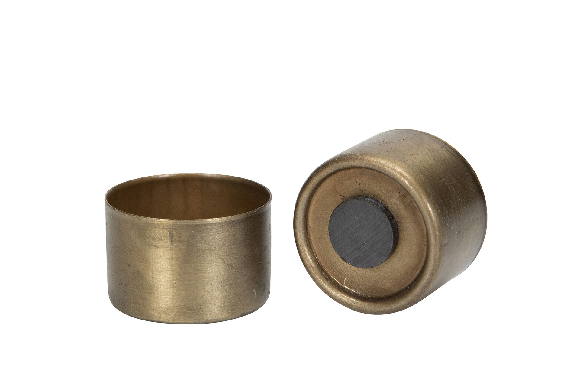 Candle holder/Magnet Tea light Antique brass 4x2.7 cm - 2