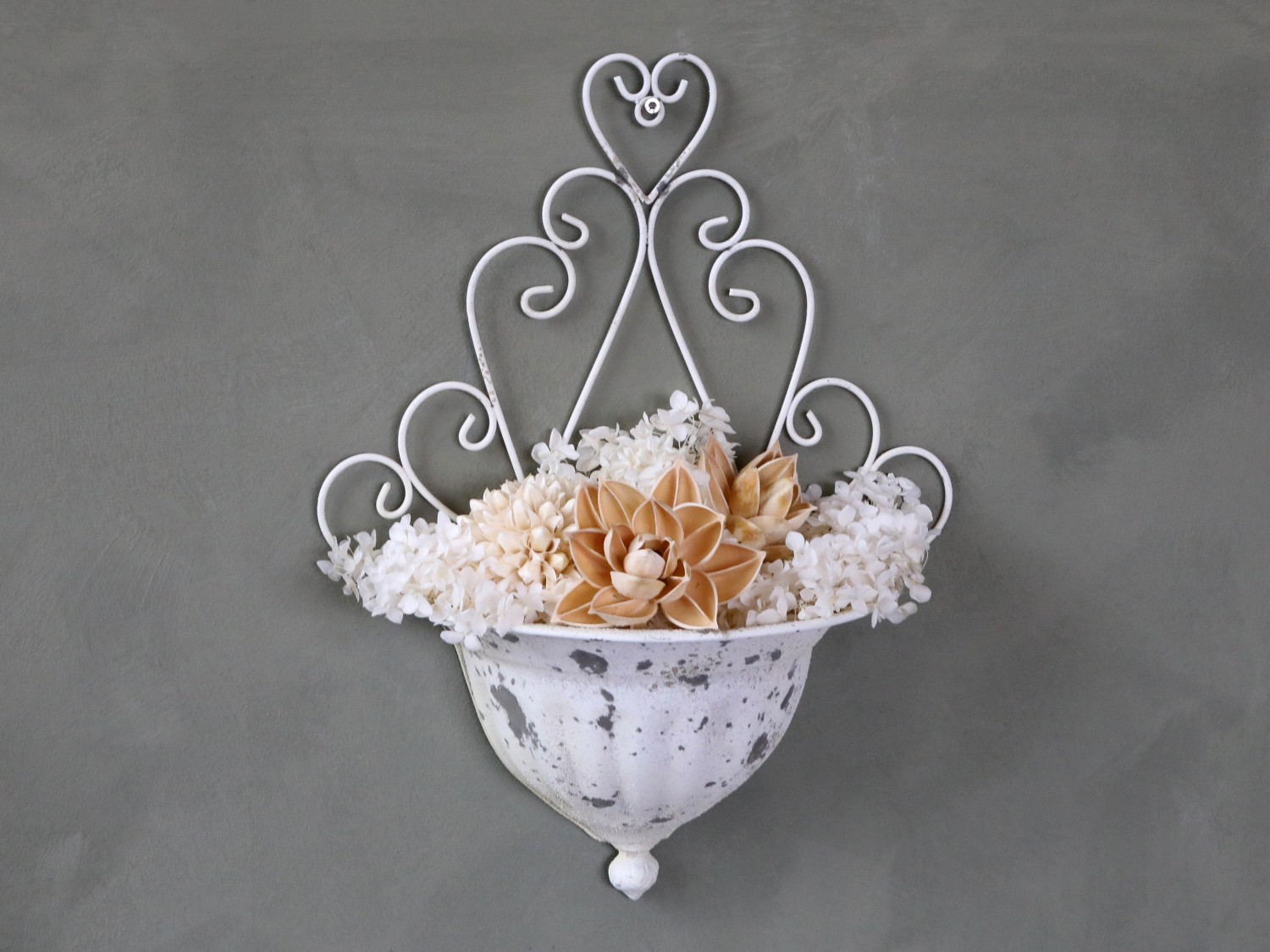 French wall pot - Wall shelf - 43x32 cm - 3